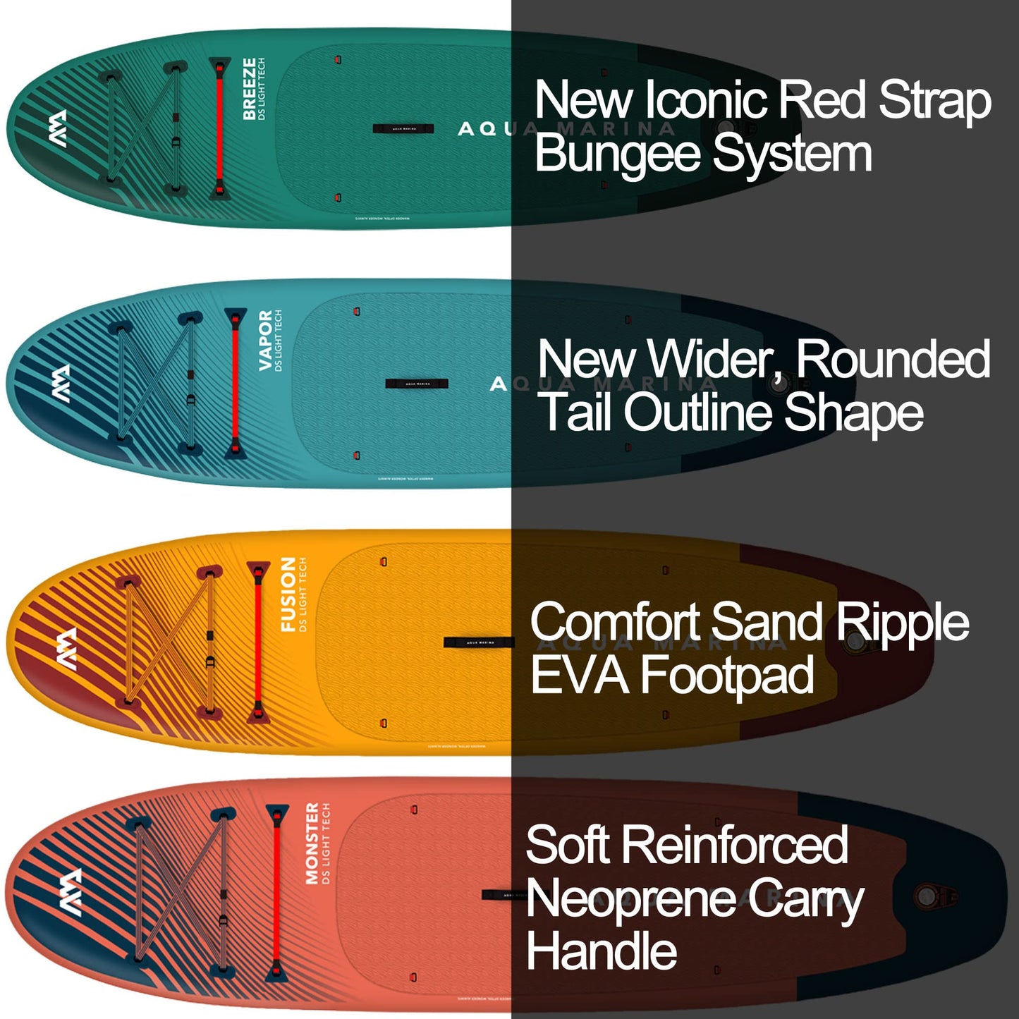 Aqua Marina Vapor Aufblasbares Stand Up Paddle Board (iSUP) Paket, 315 cm Länge