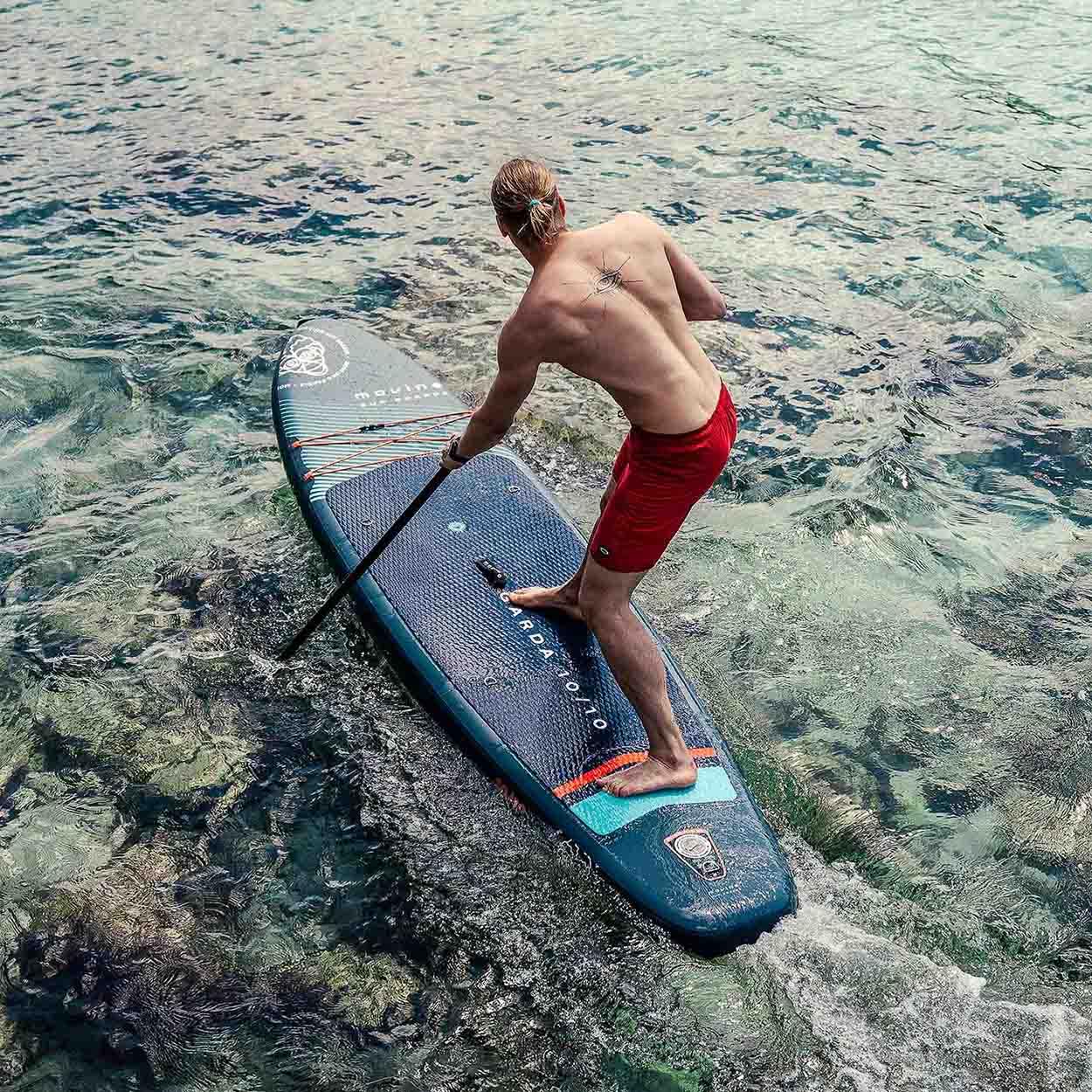 Movino Garda Allround 10’10" SUP Stand Up Paddling Board Set Aufblasbares Stand Up Paddle Board Leicht Standuppaddelboard Sup Boards Und Zubehör Wasser Sport 330 cm