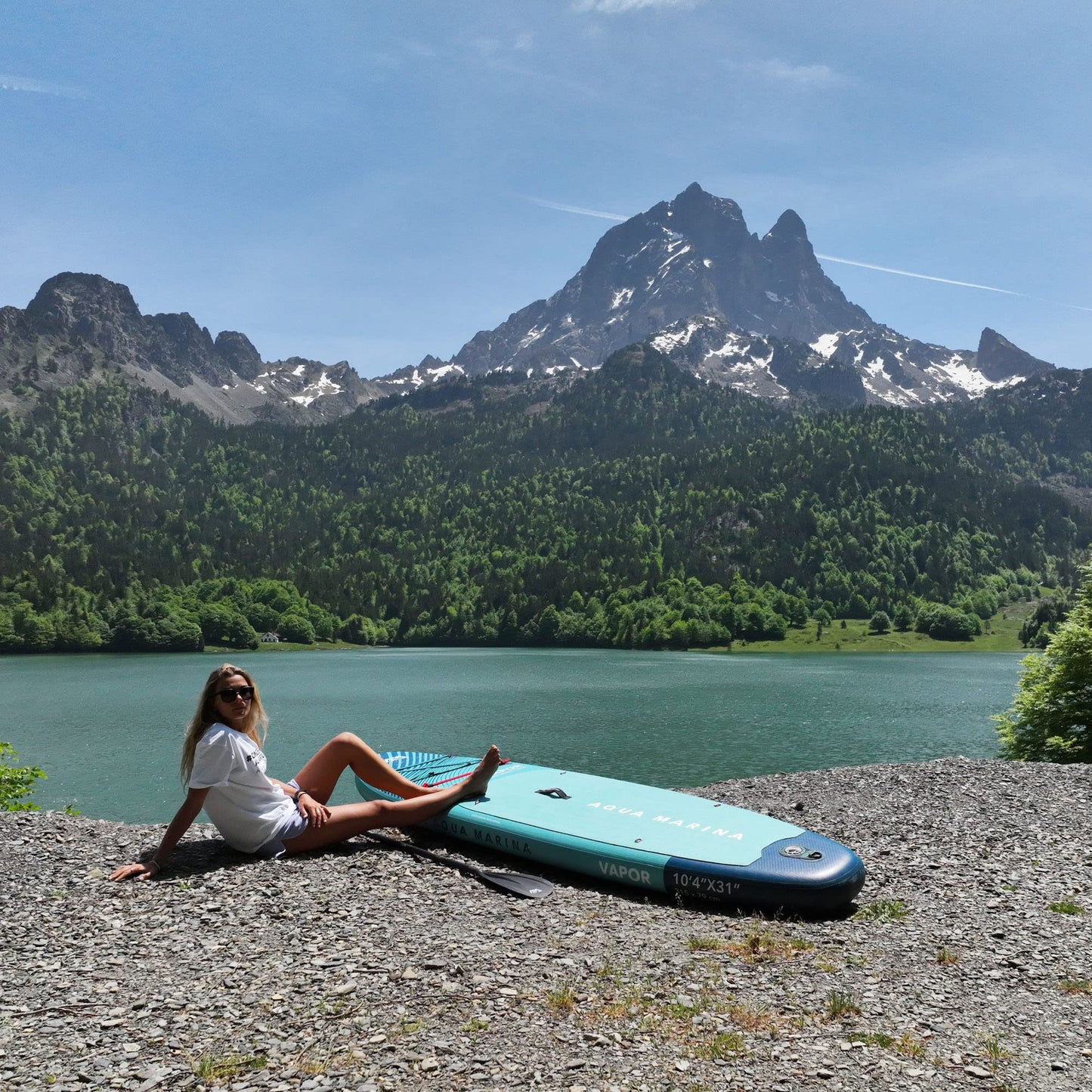 Aqua Marina Vapor Aufblasbares Stand Up Paddle Board (iSUP) Paket, 315 cm Länge