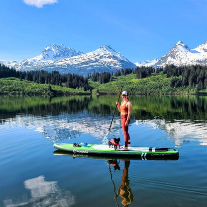WOWSEA Flyfish F2 Aufblasbares Paddle Board, Langlebiges und Stabiles Touren Paddelboard mit Zubehör-Kit, Erkunden SUP Board für Gleiten, Gute Wahl für Aquatische Lehre und Rennen