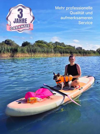 Niphean Stand up Paddling Board，305cm SUP mit Anfängergeeignet Balancierflügel und Strapazierfähigem Zubehör, Inflatable Paddle Boards for Adults, Multifunktionales Yoga Paddleboard