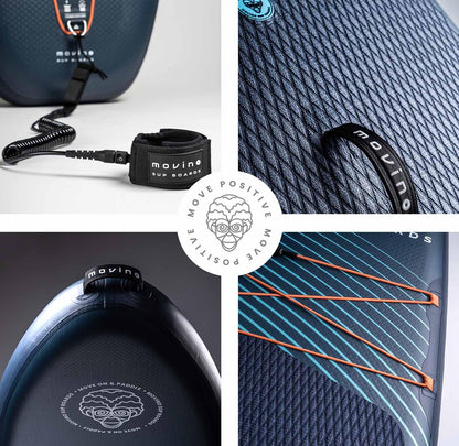 Movino Garda Allround 10’10" SUP Stand Up Paddling Board Set Aufblasbares Stand Up Paddle Board Leicht Standuppaddelboard Sup Boards Und Zubehör Wasser Sport 330 cm