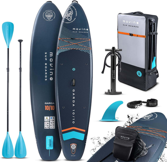 Movino Garda Allround 10’10" SUP Stand Up Paddling Board Set Aufblasbares Stand Up Paddle Board Leicht Standuppaddelboard Sup Boards Und Zubehör Wasser Sport 330 cm
