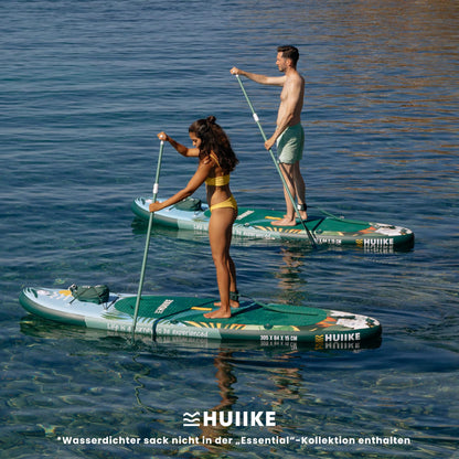 Stand Up Paddling Board Hochwertigem Zubehör - HUIIKE | Sup Board Aufblasbar Stand Up Paddle mit Aluminium-Paddel | Sup Paddel Großer Stabilität und Langlebigkeit | Standup Paddleboard Aufblasbar Set